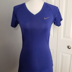 Women's Blue Dri-Fit Nike Top Size S